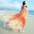 2016 Multi Wear Fashion Women Swim Cover Up Chiffon Silk Scarf Pareos Summer Beach towel Sexy
