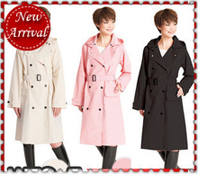 Japan Raincoat Plastic Jacket Womens Long Raincoats burberry Female Trench Raincoat with Hood Thickening EVA Hiking FreeShipping