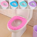5 Colors O Type Acrylic Soft Toilet Closestool Lid Seat Cover Home Bathroom Warm Mat Washable
