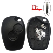 Remote Key Case Cover 2 buttons for Renault Duster Logan Fluence Clio Vivaro Movano Master Traffic Kangoo Megane laguna