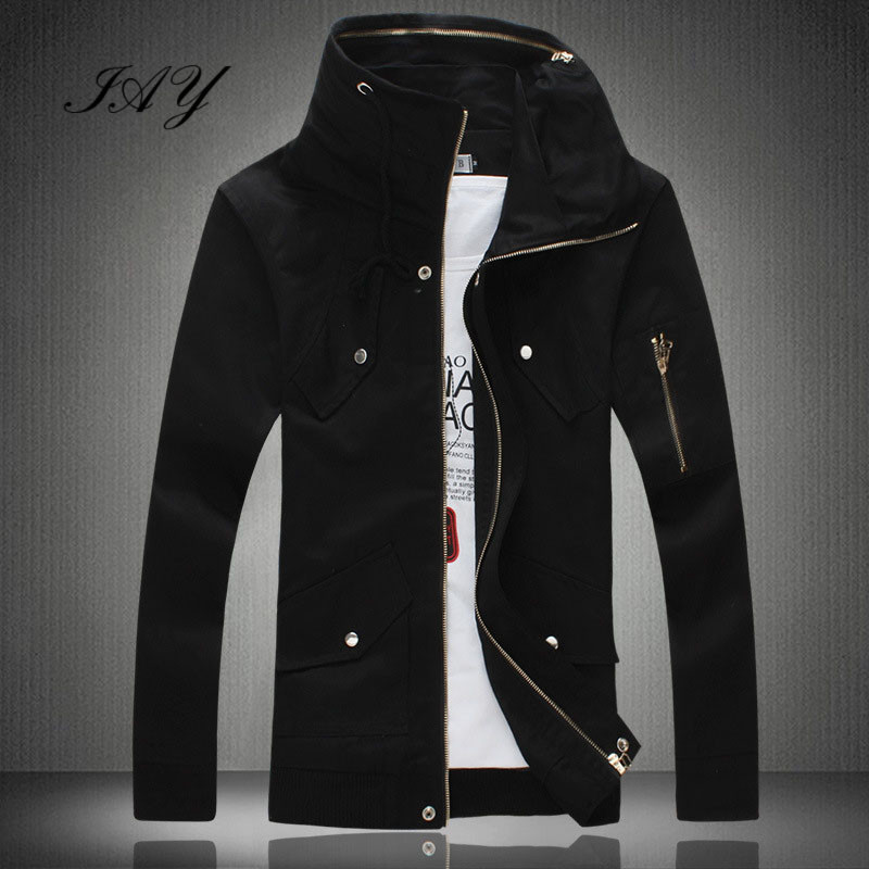Stand Collar Men Jacket solid Autumn male coat Army Military jackets Outerwear  Military Sportswear Men Outdoor Slim Overcoat