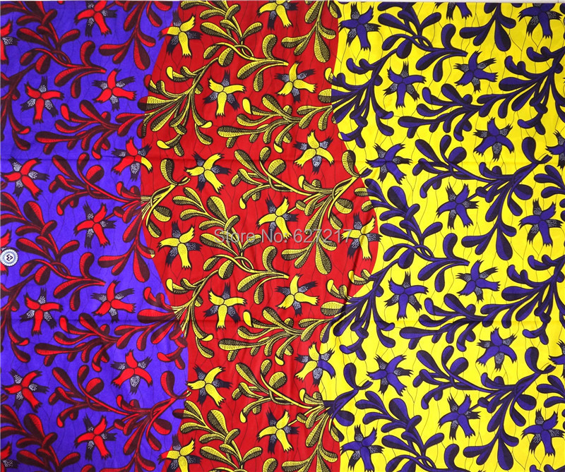 6yards African super veritable wax block prints fabric real batik 100 cotton printed ankara 3D wax
