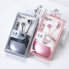 New Cute Women Girl Stereo 3.5mm Earphone with Microphone for Girl Kids Mobile Phone Xiaomi MP3 for Earphone Earphone Organizer
