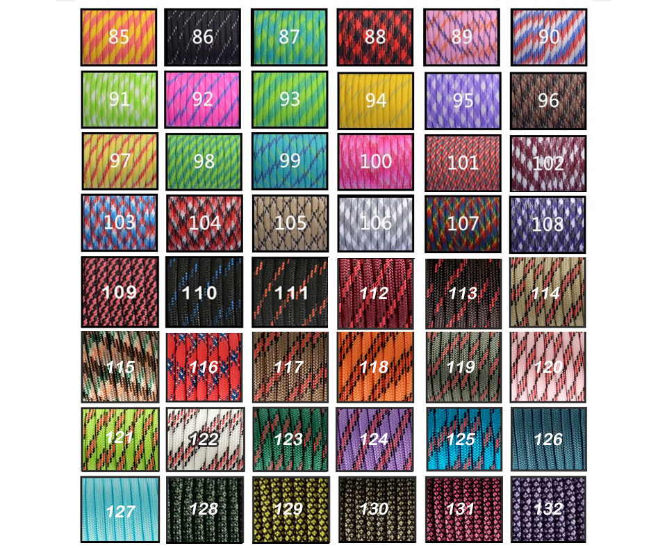 Description Picture 5 of item1000 Ft Spool 550 Paracord Parachute Cord Lanyard Rope Mil Spec Type III 7 Strand Core