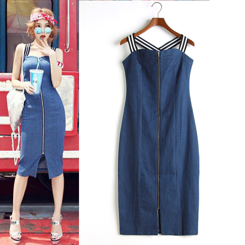 2015-new-casual-dress-high-street-jeans-women-s-denim-dress-women ...