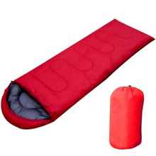 Ultralight folding camping single sleeping bag winter autumn envelope hooded outdoor goose down sleeping bags camping