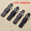 New Arrival 22mm 24mm 26mm Genuine Leather Watch Band Men Black Brown Strap For Panerai Free