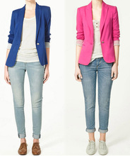 NEW blazer women suit blazer foldable brand jacket made of cotton spandex with lining Vogue refresh