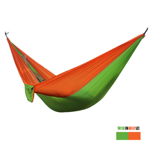 Outdoors Parachute camping Hammock tent Swing hamaca hamac kamp hangmat Travel survival Double multifunctional Orange hamak