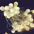 220V 10M 50 LED String Fairy Lights with Cherry Balls Led Lamp Christmas lights for Garden