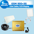GSM 3G Amplifier LCD Display 65dB Gain GSM 900mhz 3G WCDMA 2100mhz Dual Band Booster Mobile