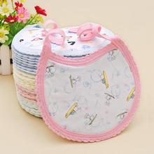 Cotton Baby Boys Girls kids Bibs Infant Embroidered Saliva Towels Feeding Burp Cloths Lovely Baby Accessories Waterproof kid Bib