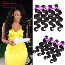 Aphro hair 4 bundles Brazilian Body Wave human hair Brazilian Virgin Hair Body Wave 4 bundle deals mink brazilian hair vendors