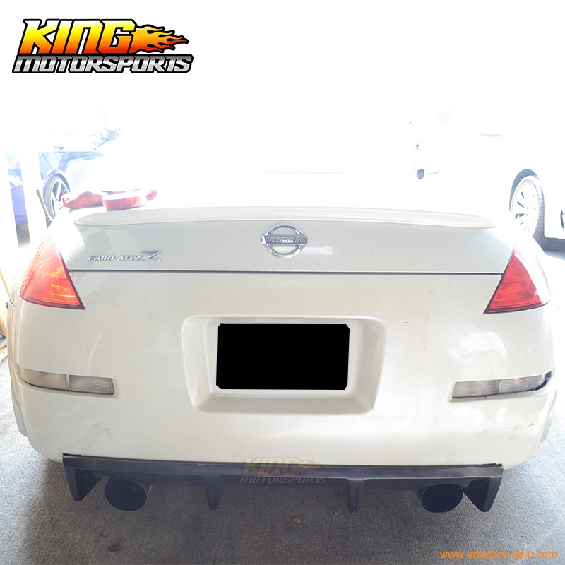Rear Bumper Diffuser Spoiler Lip Compatible with 2003-2007 Nissan 350Z Z33 Fairlady