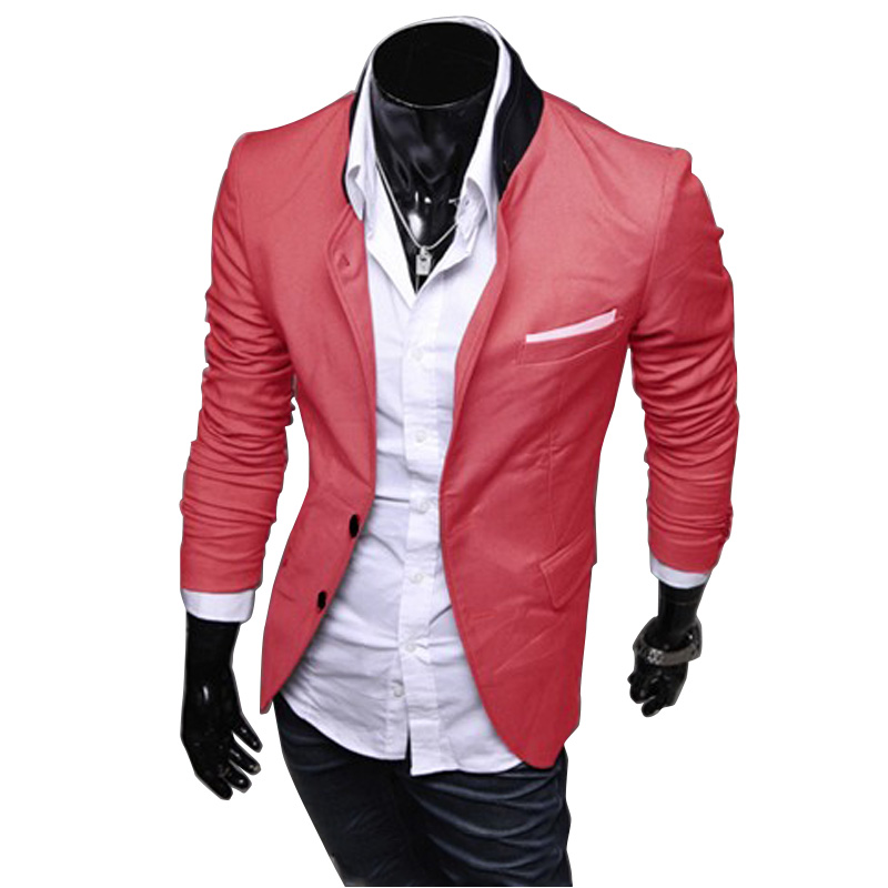 2015 горячие и NewCasual тонкой две кнопки костюм блейзер пальто куртки 3 цвет