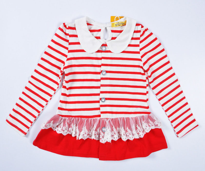 Wholesale Baby girl coat spring Autumn style 100% cotton red Baby girls Clothes children clothing party roupas infantis menina