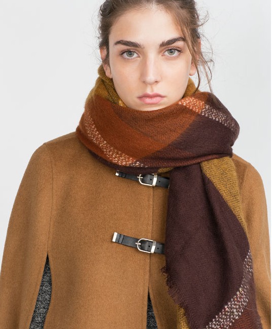 Winter Cashmere Grid Square Lattice Thick Plaid Brand Scarf For Women Warm Pashmina font b Tartan