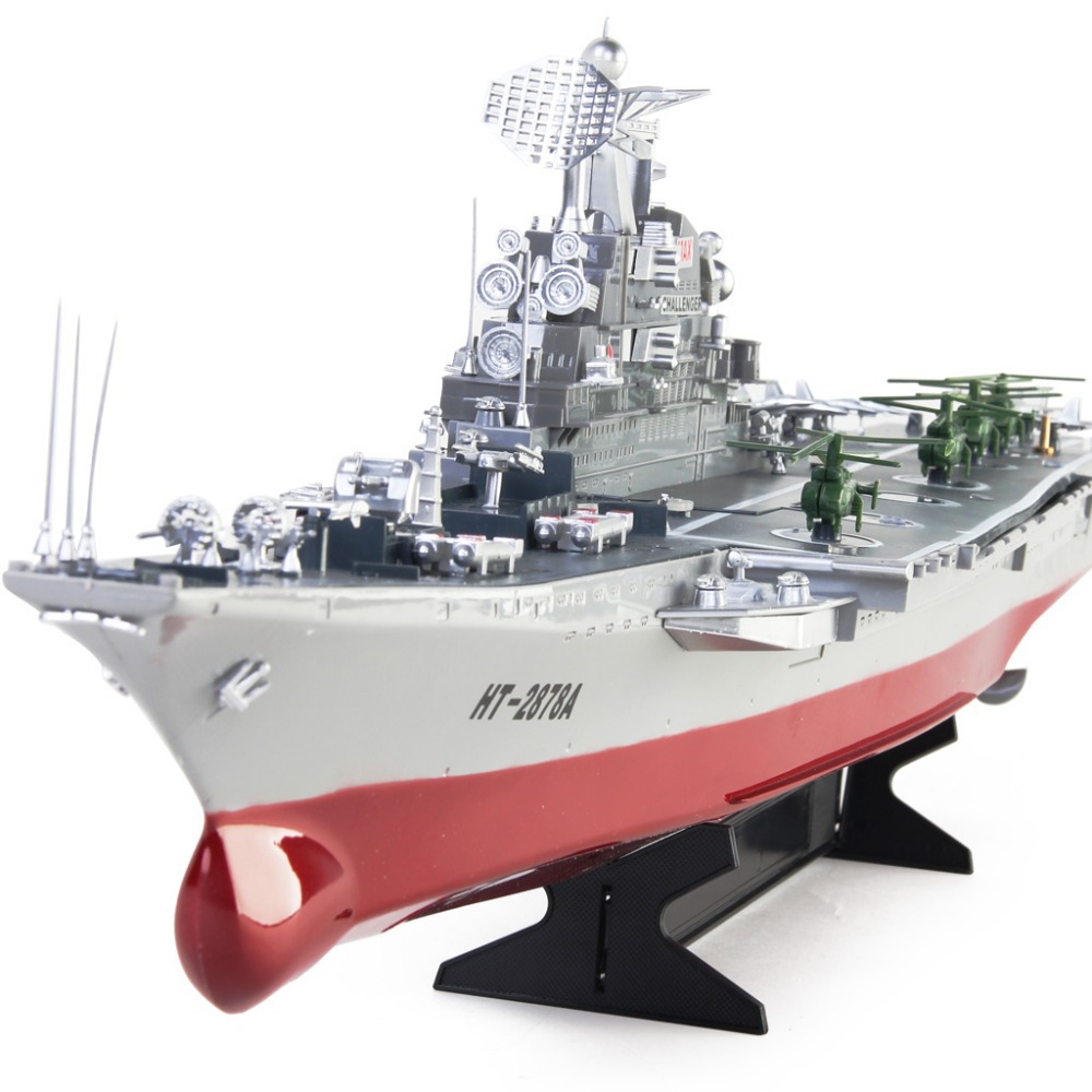 New RC Boat Huge Aircraft Carrier Model Challenger Aircraft Carrier ...