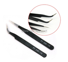 Tweezers for eyelash extension Fine Tip straight andCurved Tweezers Anti-static