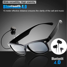 Wireless Bluetooth Sunglasses Earphone Polarized Sports Voice Control Music Smart Glass for Iphone Samsung Android Smartphones