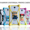 3D Cute Cartoon Minions Stitch Batman totoro hello kitty Soft Silicon Rubber Case Back Cover for