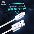 Benks MFI Certified Nylon Braided 2 4A Fast Charge Cable for Lightning to USB Phone Tough
