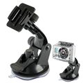 Go pro Accessories Vacuum Suction Cup Car Windshield Mount For Xiaomi Yi GoPro Hero 4 3