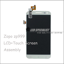 White 5.5″ Inch Original New LCD Display+Digitizer Touch Screen Glass Panel Full Assembly For ZOPO ZP999 Cellphone