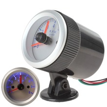 2″ 52mm 0~8000RPM Blue Light Tachometer Tach Gauge with Holder Cup for Auto Car