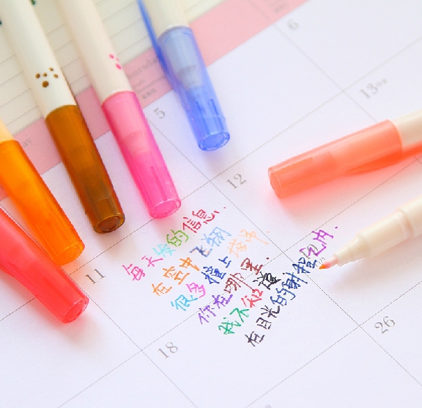 10 pcs/Lot Candy Gel pen Kawaii stationary Cute pens for writing Office supplies material school