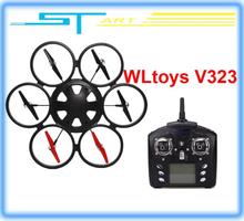 Drop shipping 2014 WLtoys V323 2.4G Remote Control Toys 4CH 6 Axis Gyro RC Quadcopter drone Headless Mode RTF VS V262 V toy gift