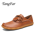 Mens Leather Casual Shoes New Handmade Loafers Male Massage Low Moccasin Zapatos Designer Shoes