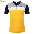 EA 2016 New Fashion brand Summer Style Man Casual Patchwork T shirt Men Cotton T Shirt