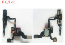 (04G906)(1PC/Lot) 100% Top Quality Guarantee for iPhone 4 4G GSM Proximity Light Sensor+Ear Speaker+Power Button Flex Cable