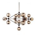 Ecolight Art Deco Modo Chandeliers 15 Lights Amber Glass E26 E27 Living Dining Room Foyer Parlor