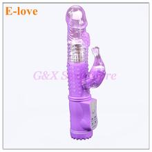 12 Modes Jack Rabbit G spot Vibrating Penis Sleeve Vibrator G Spot Vibration Rotation Body Massager