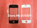 10pcs lot For iphone 4 4G 4S Digitizer Touch Outer Glass Lens Replacement White Black Color