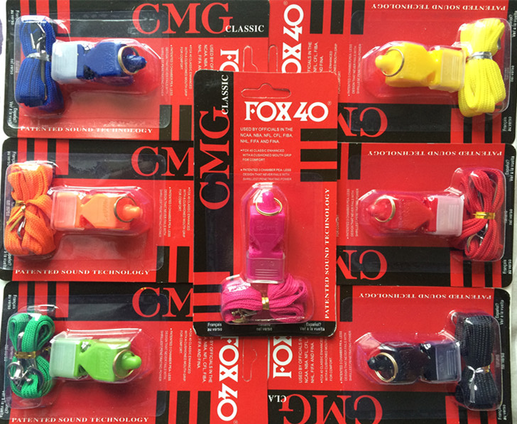 Image of FOX40 whistle seedless plastic whistle / FOX80 professional soccer referee whistle basketball referee whistle dolphin apito