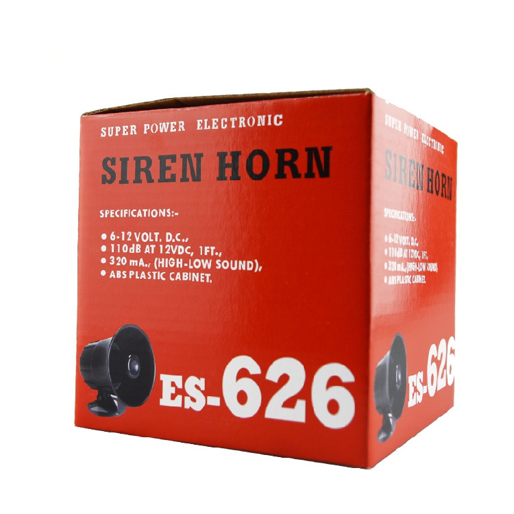 Siren Horn dc12v 20w 6 Tone