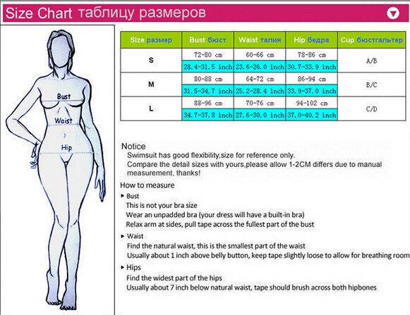 normal size chart