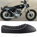 motorcycle Vintage Hump Cafe Racer Seat for Honda CB200 CB350 CB400 CB500 CB550 CB750 Black White