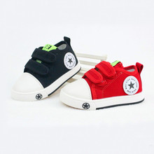 2015 new fall classic sports shoes toddler kids prewalker non-slip ventilation star fashion canvas shoe baby boy kids ZDLFB002
