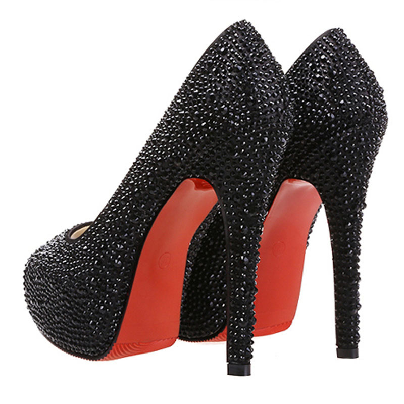 pumps shoes heels Picture - More Detailed Picture about Crystal ...