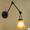 American RH Style Loft Industrial Vintage Wall Lamp Adjustable Arm Wall Light Edison Wall Sconce Lamparas