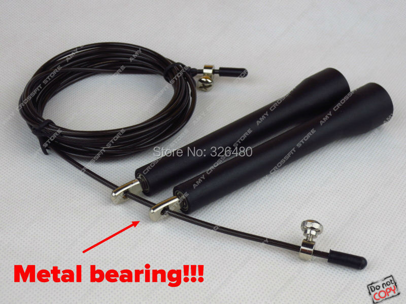 Image of 3 Meters METAL BEARING!! skipping rope / Speed Cable Jump Rope Crossfit MMA Box home gym