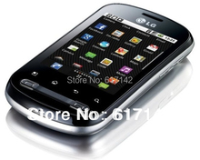 5pcs lot Original LG Optimus Me P350 Unlocked 3G Mobile cellphone Android OS 3MP Refurbished DHL