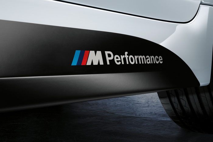 Image of 2x Newest Car Decoration ///M Performance Stickers Decals for BMW X1 X3 X5 X6 3series 5 Series 7 Series