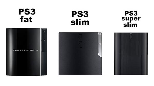 playstation 3 fat slim super slim