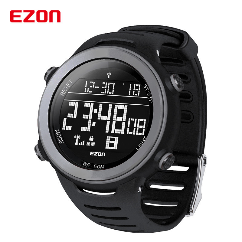 EZON is quasi wave table running watch male multifunctional outdoor leisure light table waterproof watches