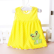 Free shipping Baby Dresses Princess Girls Dress 0-1years Cotton Clothing Dress Summer Clothes For Infant Newborn Girl